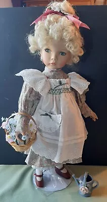 15  Dianna Effner Mary Mary Quite Contrary  Mother Goose  Quality Porcelain DOLL • $11.95