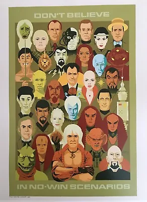 Star Trek 11x14 Lithograph Mondo Poster Amy Beth Christenson No Win Scenarios • $19.99
