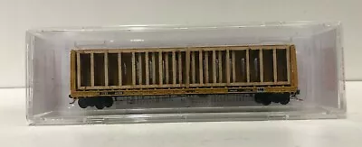 Micro-Trains 053 00 020 Trailer Train 60' Thrall Centerbeam Flat Car W/ Load N • $53.98