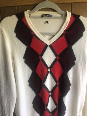 £10 • Buy J Lindeberg Golf Jumper - Large Merino Wool