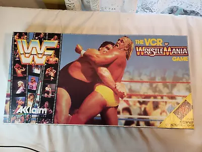 Akklaim WWF The VCR Wrestlemania Game 1988 Hulk Hogan Andre The Giant • $25