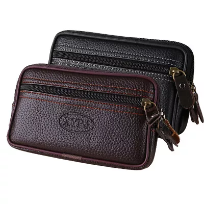 Clutch Wallet Hip Bag Waist Belt Bag Men's Money Purse Card Holder Coin Pocket • £5.69