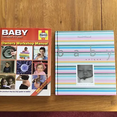 Baby Books 2 In Number Baby Record Owners Workshop Manual • £5