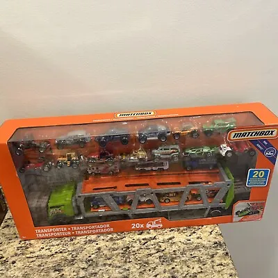 Matchbox Transporter set With 20 Cars Nib • $25