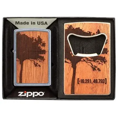 New 2022 Zippo Lighter WOODCHUCK USA Lighter With Bottle Opener Giftset  • £98.96