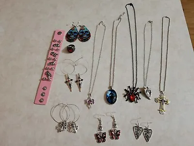 Steampunk/gothic Jewelry Lot Misc Items All New • $5.99