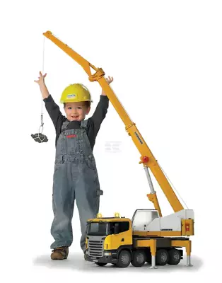 Bruder Toys Scania R With Liebherr Crane Children's Toys Gift 4 Years + • £129.99