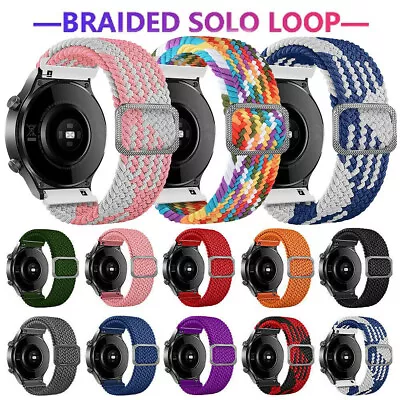 Loop Braided Nylon Strap Watch Band For Samsung Gear S3 Frontier/Classic 42 46mm • $10.44