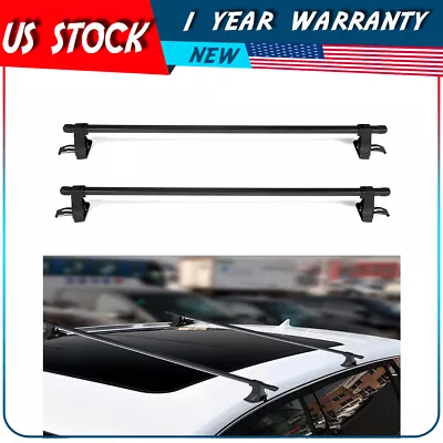 2 X 54  Universal Top Roof Rack Cross Bar Luggage For 4 Door Car SUV Truck Jeep • $49.99