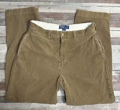 Ralph Lauren Pants Corduroy Brown 34x32 Vintage • $24.95