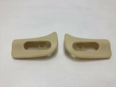 Pair Of Cream Sun Visor Trim Caps Mercedes Benz R129 SL500 SL600 1298110561 • $39.99