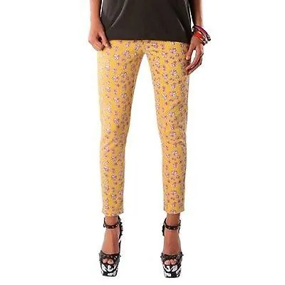 Iron Fist Scary Prairie Yellow Denim Women Denims  • $12.25