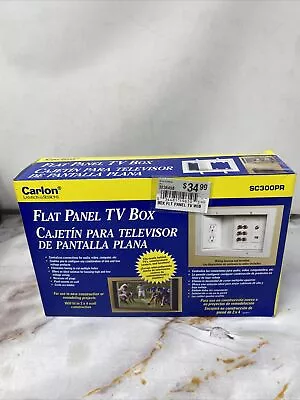 Carlon SC300PRR Rectangle Plastic 3 Gang Electrical Box White • $20.60