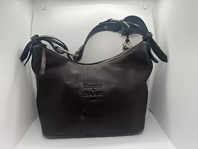 Dooney & Burke 1975 Leather Shoulder Hobo Bag • $55