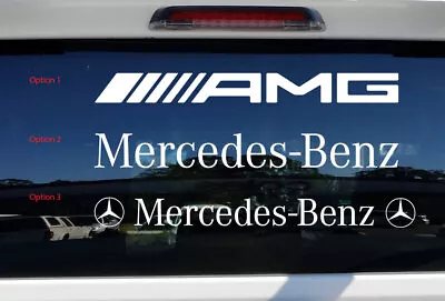 AMG Mercedes Benz Decal Sticker Caliper Window Windshield Racing Many Colour Sz • $10.99