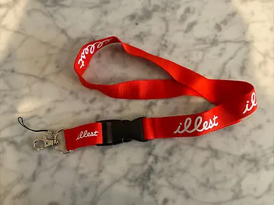 Brand New Illest Motorsport Streetwear Lanyard Key Chain Red • $6.16