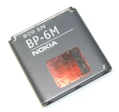 $14.99 • Buy Nokia BP-6M Rechargeable Battery 3.7V 1070mAh N73 N77 N93 3250 6151 6280 9300