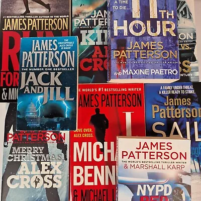 James Patterson - Build Your Own Book Bundle - Buy 3 Get 2 Free - Hard/paperback • £3