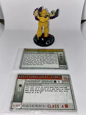 MechWarrior Wizkids - 262 - Linebacker Battlemaster Figure W/ Card AUG • $13