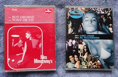 Miss Moneypennys 2 X Double Cassette Tape Packs DJs Boy George Lisa Loud Etc • £20