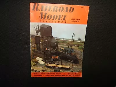 Vintage Railroad Model Craftsman Magazine June 1954 • $4.99