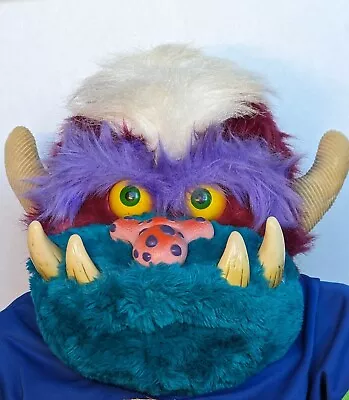 Vintage 1986 My Pet Football Monster AmToy Plush With Jersey  • $150