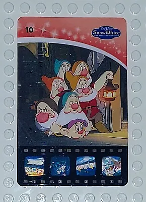 Woolworths Disney Movie Stars Trading Projector Card #10 Snow White Dwarfs • $1.95