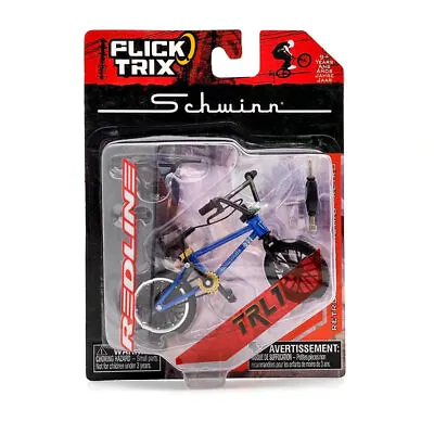 £11.88 • Buy FLICK TRIX Miniature Finger Bike PREMIUM DeathTrap Bicycle Diecast Mongoose-Blue