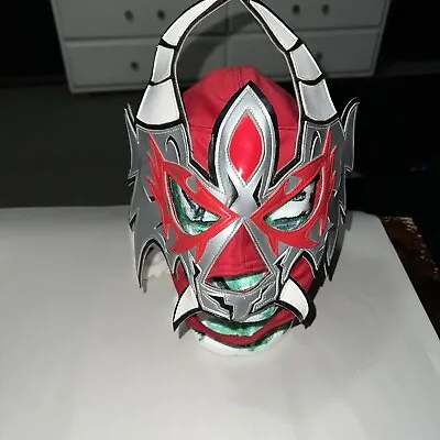 Vintage Wrestling Mask Luchador Costume Mexican Leather & Stretchable Material  • $65