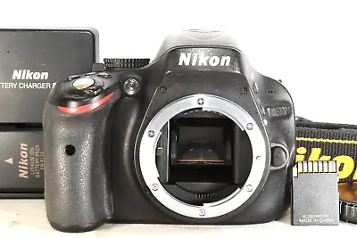 Nikon D5100 Digital SLR Camera (Body Only) W/battery Charger Strap Card • $299