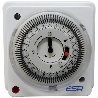 24 Hour Mechanical Timeswitch 24hr Timer For Immersion Heater Lights Sockets 16A • £17.95