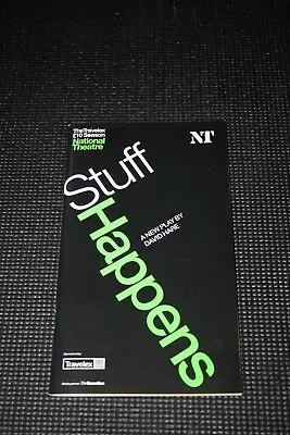 Stuff Happens - 2016 National Theatre Programme - Nicholas Farrell Raad Rawi • £2.80