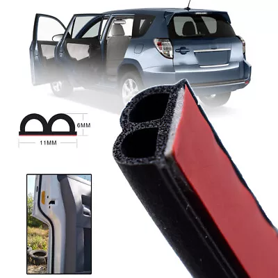 10m Universal Car B-Shape Rubber Trunk Seal Strip Door Edge Guard Weatherstrip • $13.66