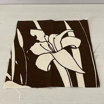 Vintage Marushka Wall Art Flowers Linen 9 X 9 Mid Century Modern • $9.99