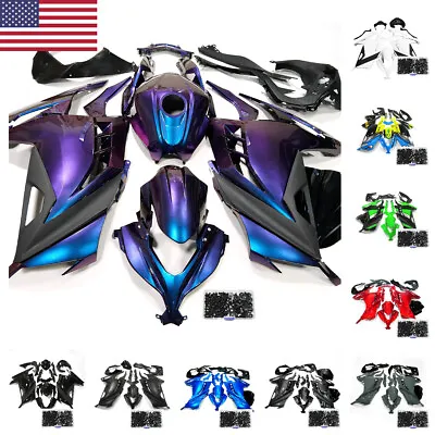 Fairing Kit Fit For Kawasaki Ninja 300 EX300 2013-2017 ABS Bodywork + Bolts • $150