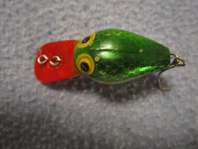 Vintage Unmarked 2 1/2  Salmon/steelhead Diving Plug Fishing Lure Used Cond. • $4.99