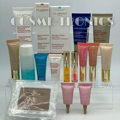 Clarins 17 Piece Makeup / Skincare Travel/Gift Set WITH TRAINCASE • $33.99