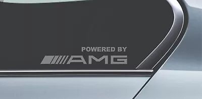 Powered By AMG Mercedes Benz C55 E55 CLS63 Racing Window Decal Sticker Hood Door • $15.99