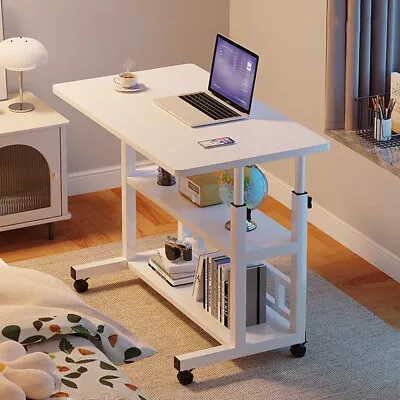 Notebook Computer Desk Height Adjustable Overbed Sofa Table Laptop Tray Small PC • £18.95