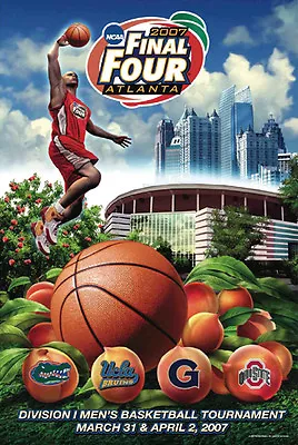 NCAA Men's Basketball FINAL FOUR 2007 Official 24x36 Event POSTER -Florida UCLA • $26.99