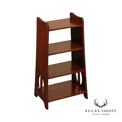 Stickley Mission Collection Oak Limbert Magazine Stand Bookcase • $1695