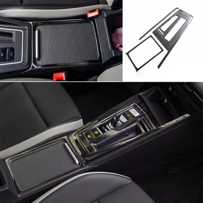 Black Cover Trim For VW Golf MK8 2020-2021 Gear Box Shift Panel Decoration Steel • $123.17