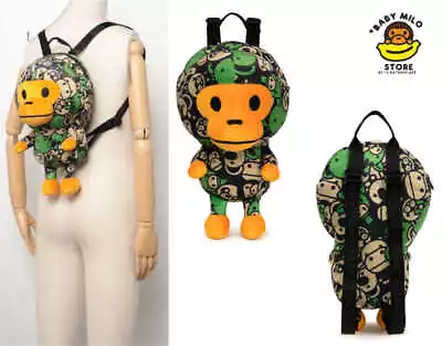 Baby Milo Store By A Bathing Ape Plush Doll Backpack Green 2024 SS Model Japan • $144.99