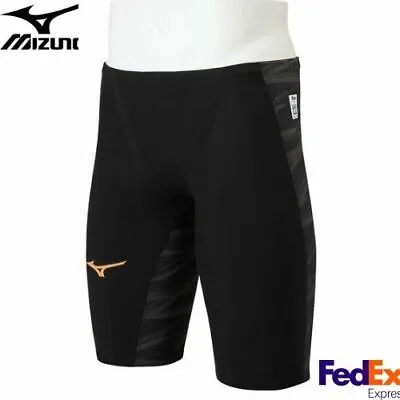 MIZUNO Men's  SWIMSUIT GX SONIC V MR N2MB0002 Black 4 Sizes  FINA SWIM WEAR • $234.50