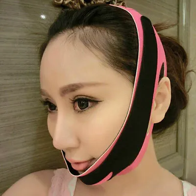 $6.52 • Buy Face Lift Up Mask Facial Slimming Strap Anti-Wrinkle Chin V-Line Lifting Firming