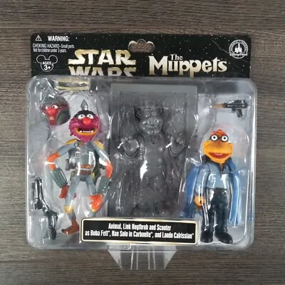 Star Wars The Muppets Animal  Scooter As Boba Han And Lando RARE NEW SEALED  • $65