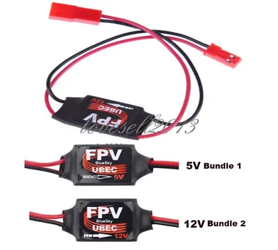 UBEC 12V / 5V 3A FPV Mini BEC 4-6s Lipo VTX DC-DC Converter Step Down Module NEW • $1.40