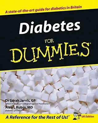 Diabetes For Dummies UK Edition By Alan L. Rubin Paperback Book The Cheap Fast • £3.49