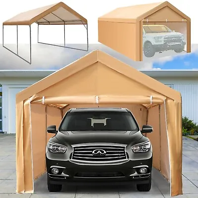 10'x20' Outdoor Storage Shed Heavy Duty Steel Carport Gazebo Canopy Party Tent • $306.66