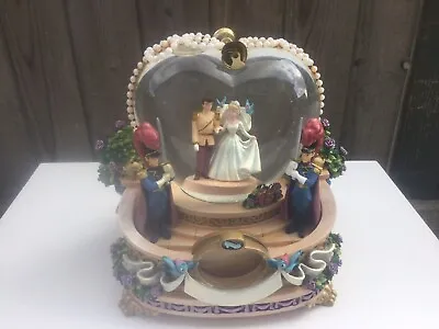 £110 • Buy Disney Snow Globe Cinderella Wedding Musical Globe